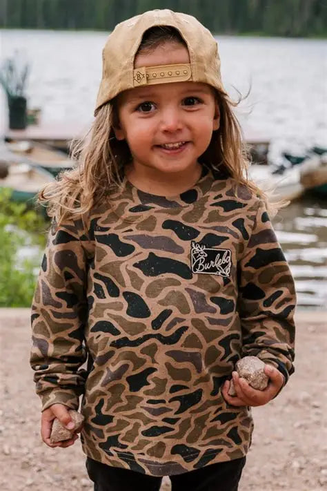 Burlebo Youth Long Sleeve Gauge Camo