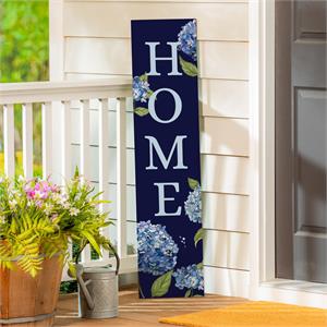 Evergreen Viva Style Garden Decor, Porch Leaner, Hydrangea Haven Home