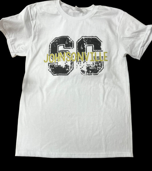 Vintage SC W/Black and Vegas Gold Johnsonville Print Tee Adult