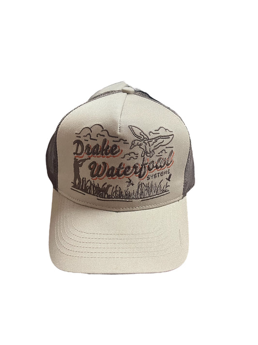 Drake Retro Billboard Mesh Back Cap Khaki