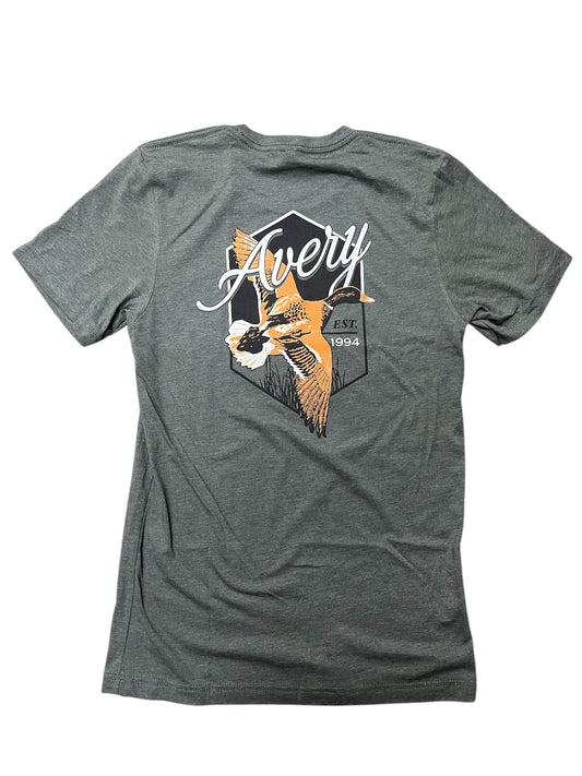 Avery Split Short Sleeve Tee Green A1110059
