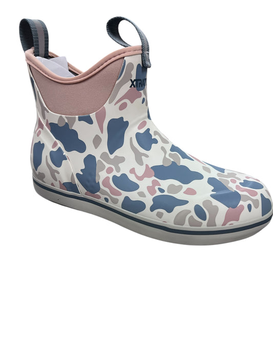 Xtratuf Women's 6” Ankle Deck Boot Ivory Duck Camo XWAB4DC