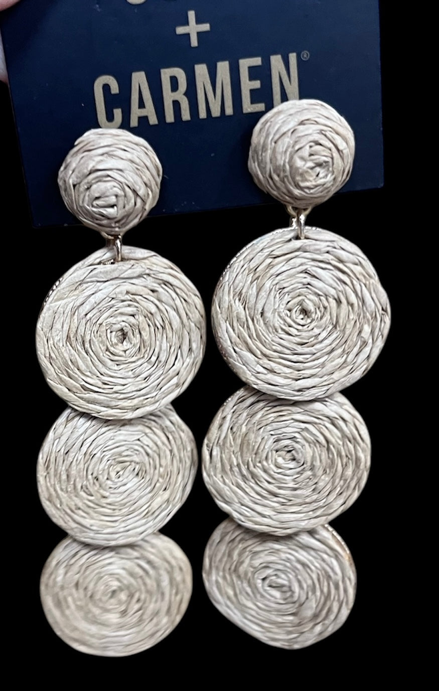 Coco + Carmen Nyah Earrings -Natural