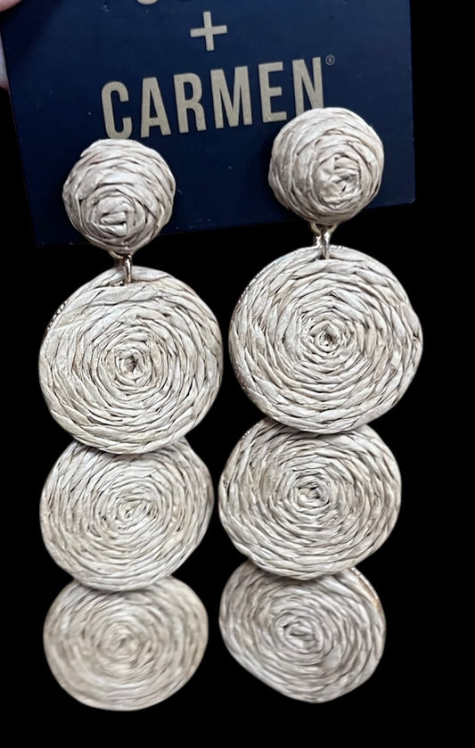 Coco + Carmen Nyah Earrings -Natural