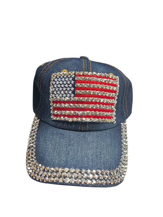 Coco + Carmen Emery Baseball Hat - Denim