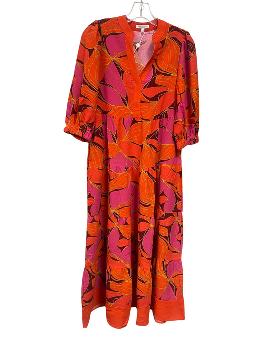 Mary Square Dress Cameron Glow Over - Fire