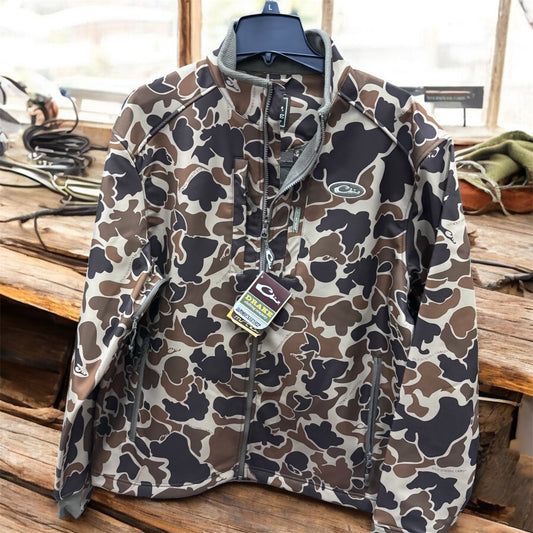 Drake Guardian Flex Fleece Full Zip Old School DW7375