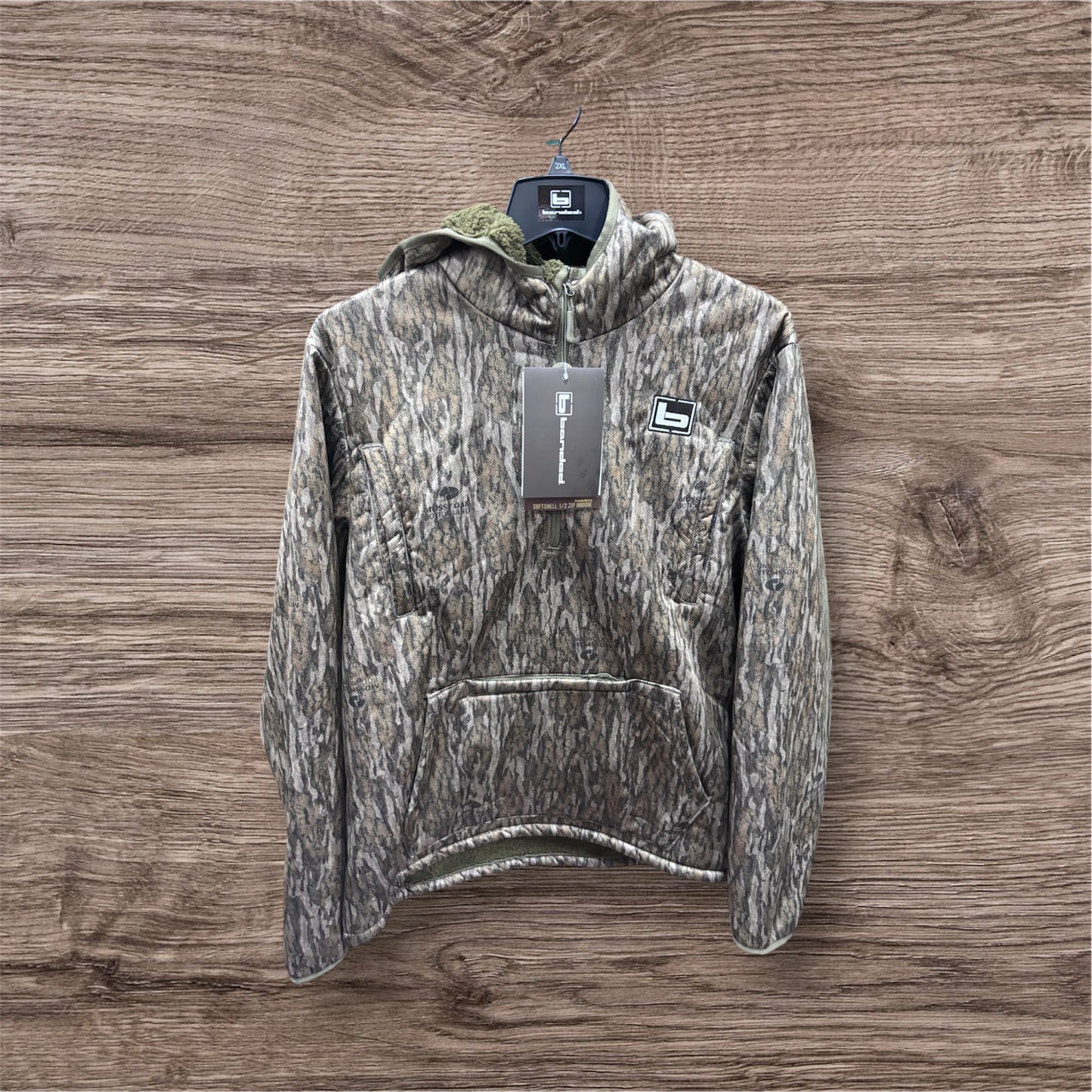 Banded B1050017 Fanatch Softshell 1/4 Zip Bottomland