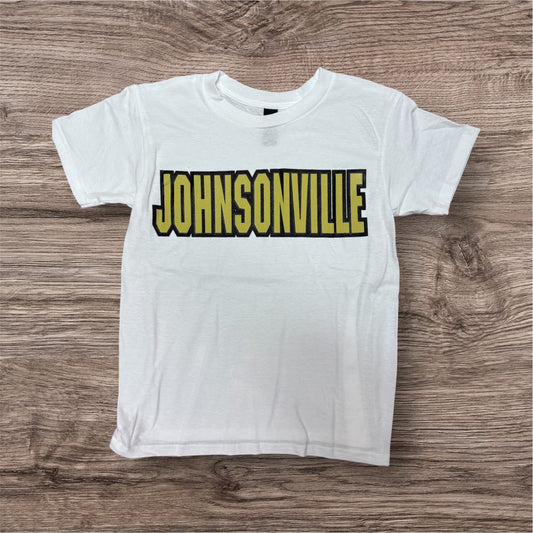 Gildan Light Cotton Youth Johnsonville White S/S Tee