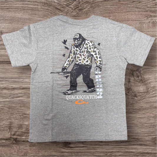 Drake Youth Quackquatch SS Te Kalamata Lt Hthr DT0307
