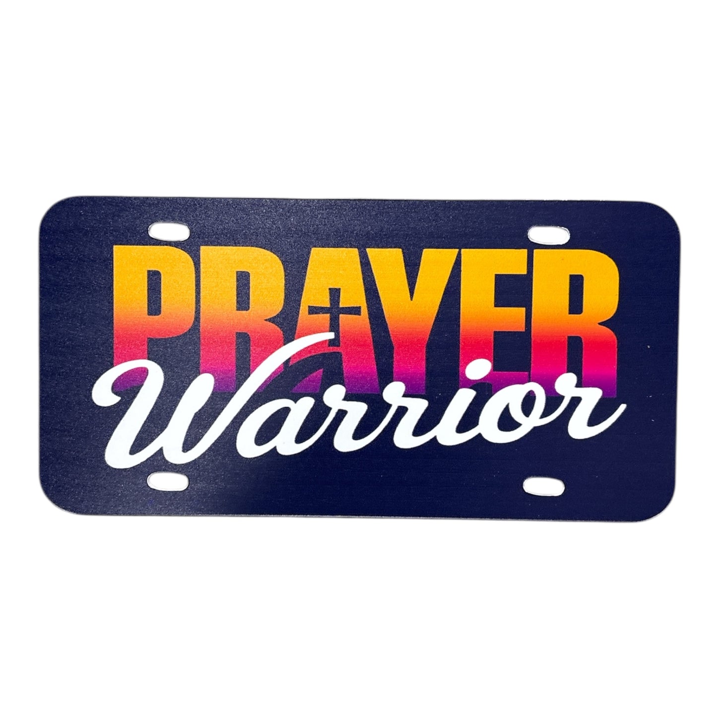 Custom Decor LCP License Plates- Prayer Warrior #3600