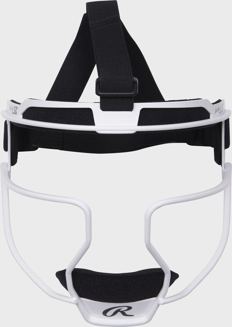 Rawlings Hi-Viz Softball Fielder's Adult Mask- White