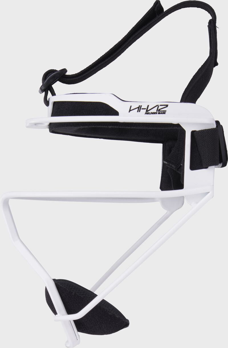 Rawlings Hi-Viz Softball Fielder's Youth Mask- White