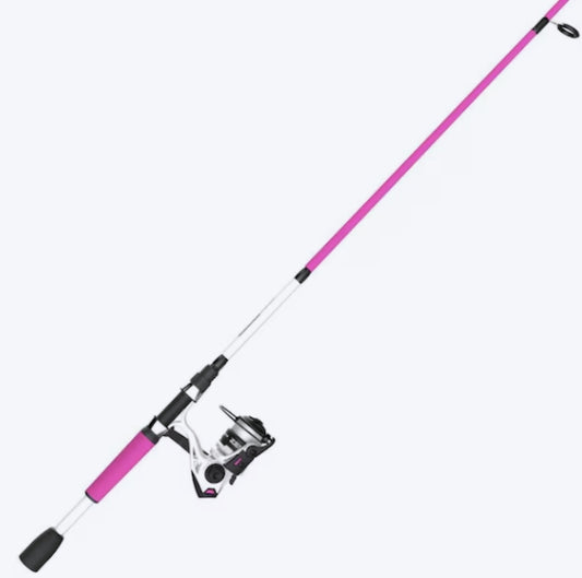 ZEB ROAM PINK 30SZ 6'6" 2PC MEDIUM SPINNING COMBO