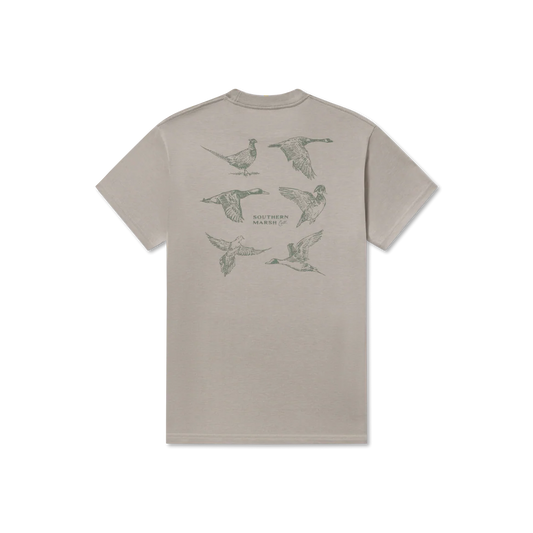 Southern Marsh Seawash SS Tee Field Sketches Light Gray TWFS GRY