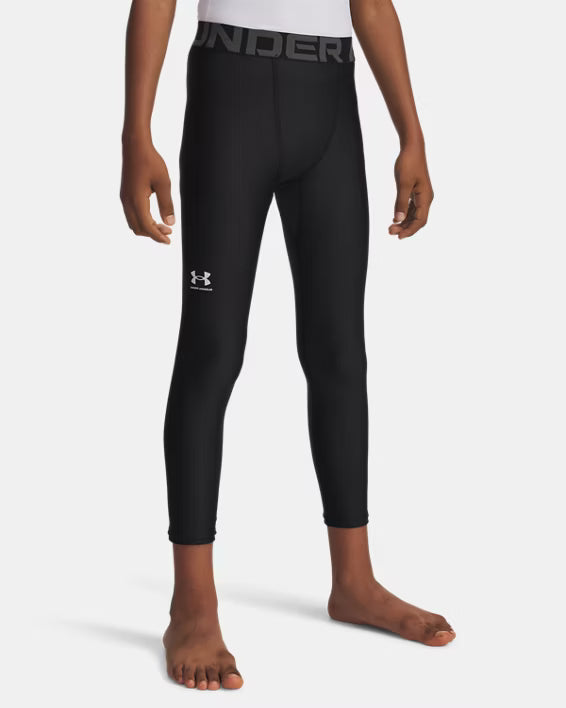 UA Youth HG Armour Leggings BLK 1361738