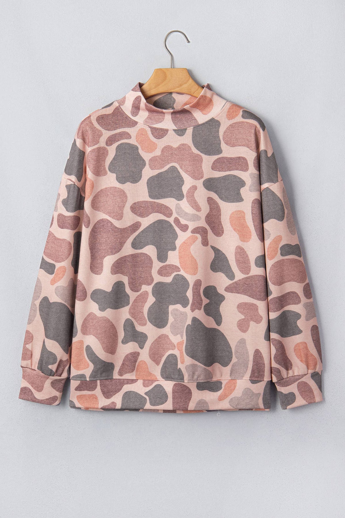 LAS Western Camouflage Mock Neck Sweatshirt (S-4X)