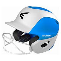 EASTON 2-TONE GHOST MATTE FASTPITCH BATTING HELMET WITH SOFTBALL MASK : TB/S CBWH