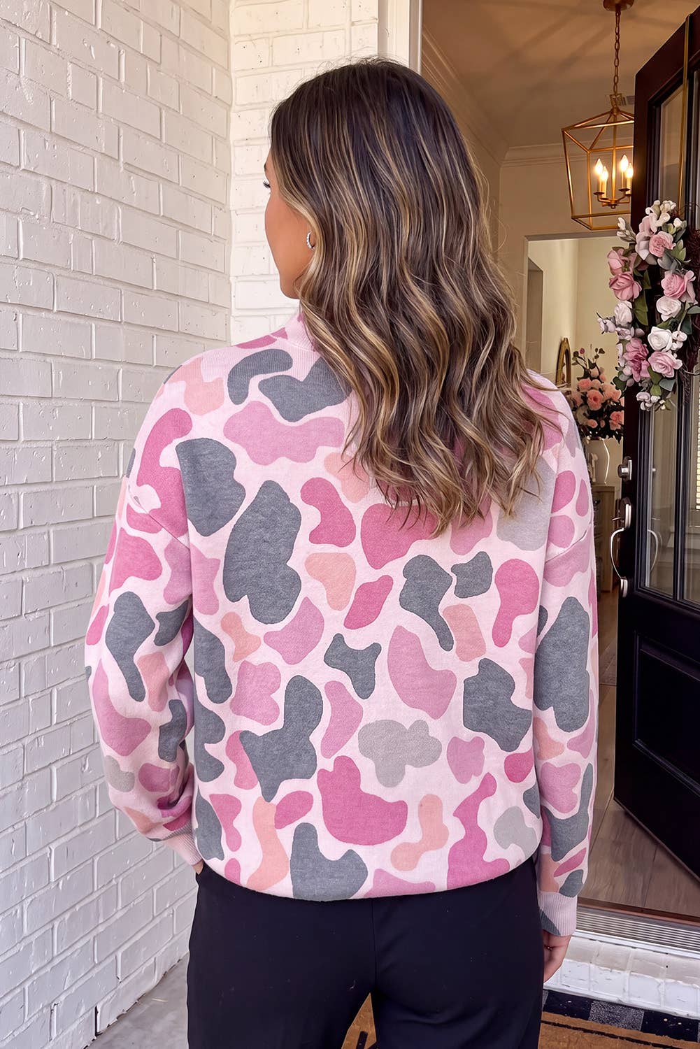 LAS Western Camouflage Mock Neck Sweatshirt (S-4X)
