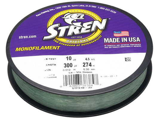 Stren Low-Vis Green Fishing Line STFS12-22 300YD 12LB Green
