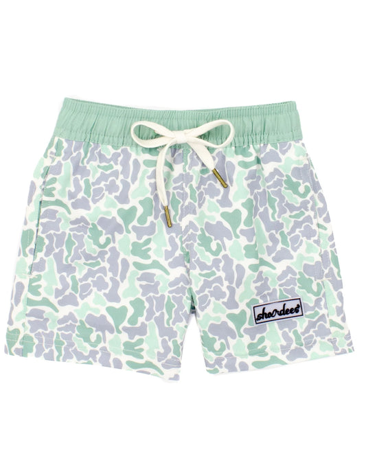 Properly Tied Shordees Swim Trunk Sage Camo