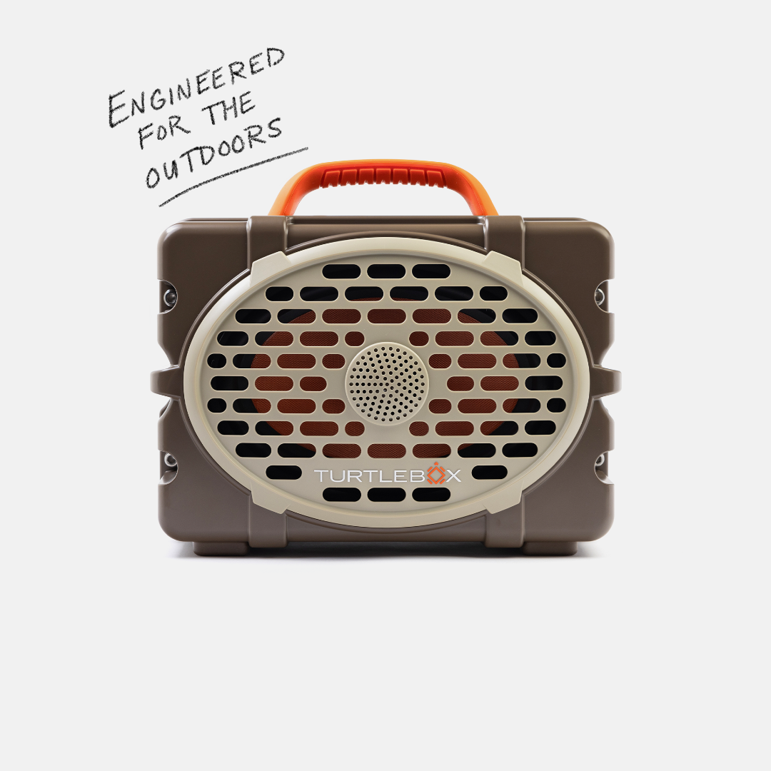 Turtlebox Original Gen 3 Delta Brown/ Blaze Orange