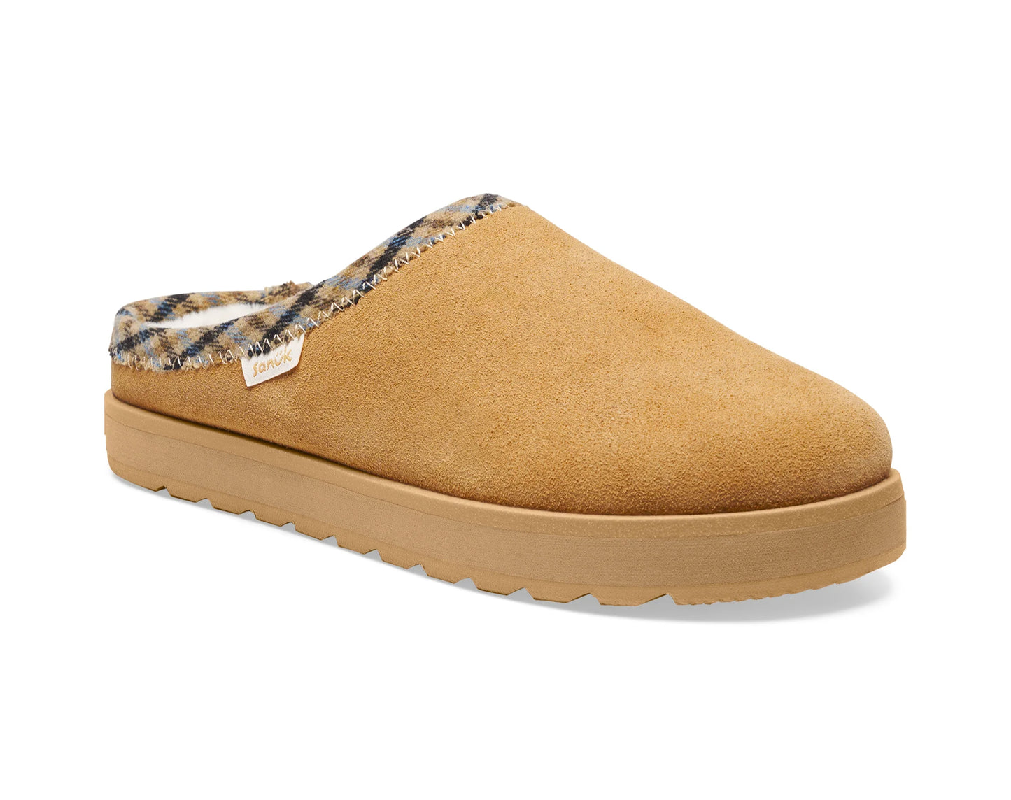 Sanuk Women Yoga Cloud Lounger - Tan Suede
