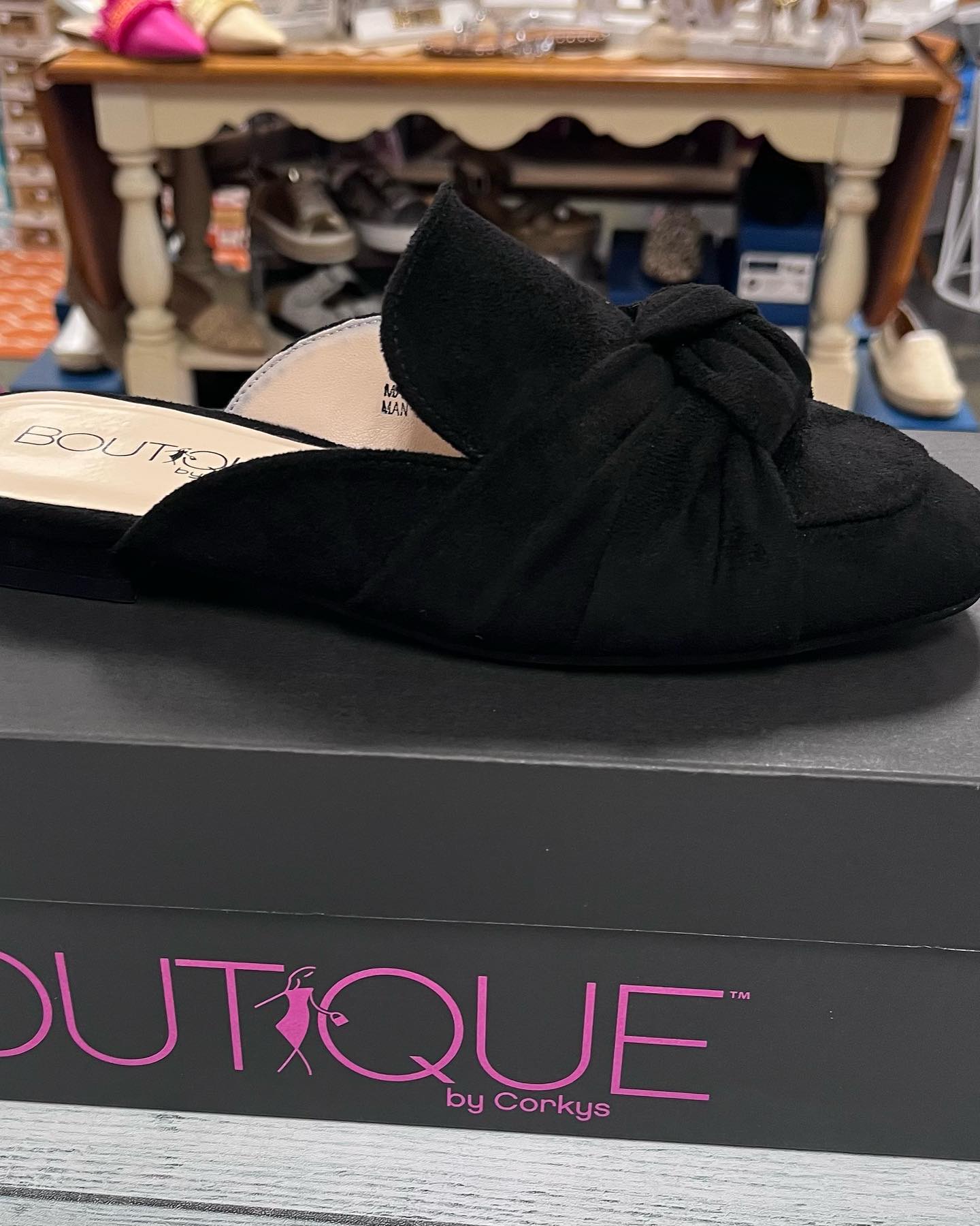 Corky's Boutique Black Mules